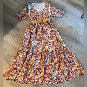 Boho style maxi dress